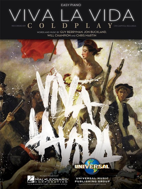 COLDPLAY VIVA LA VIDA EASY PIANO SHEET