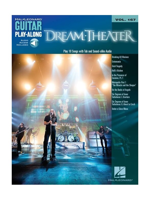 Guitar Play-Along Vol.167: Dream Theater (Book/Online Audio)
