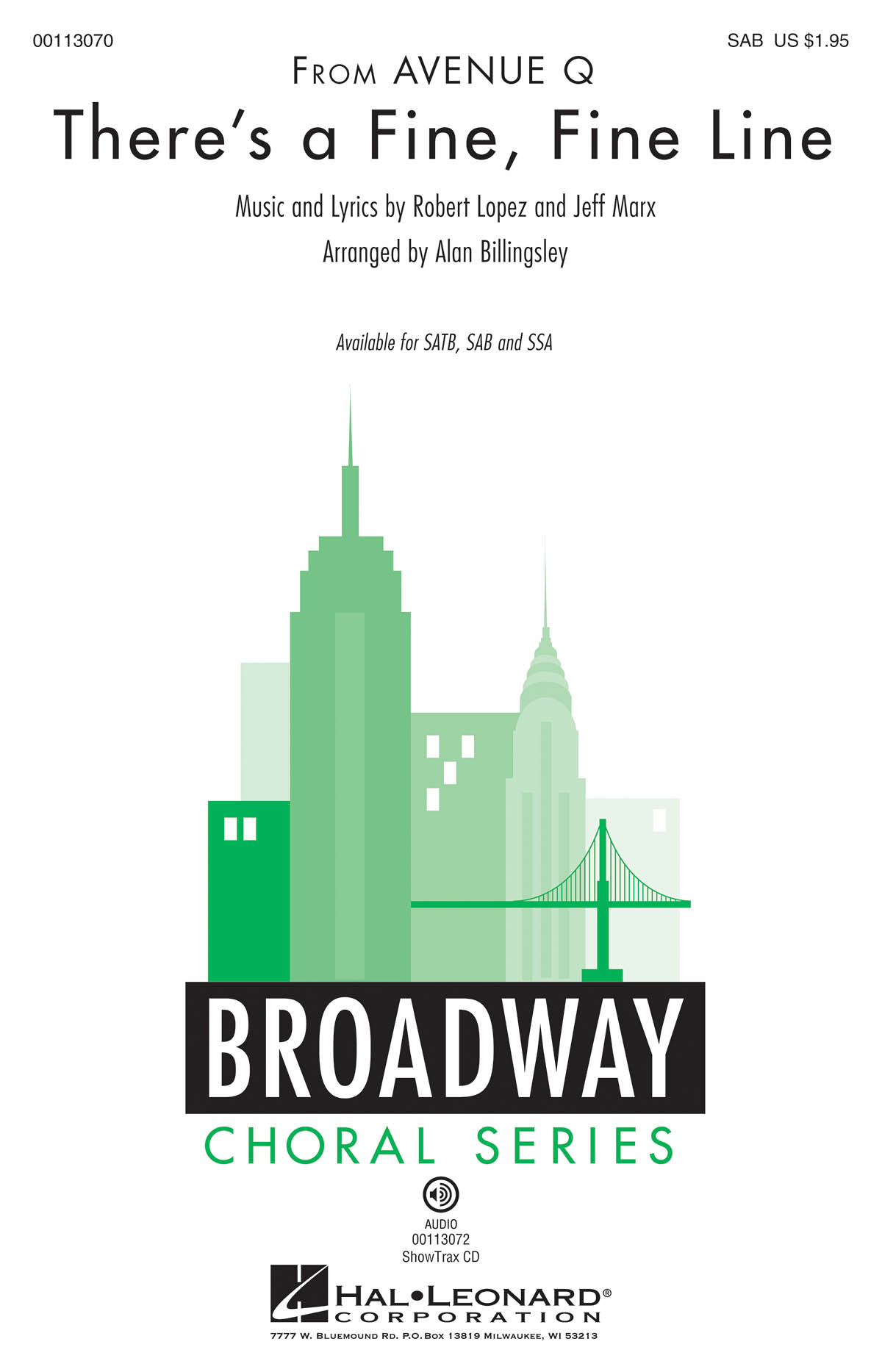 There's a Fine, Fine Line : from Avenue Q