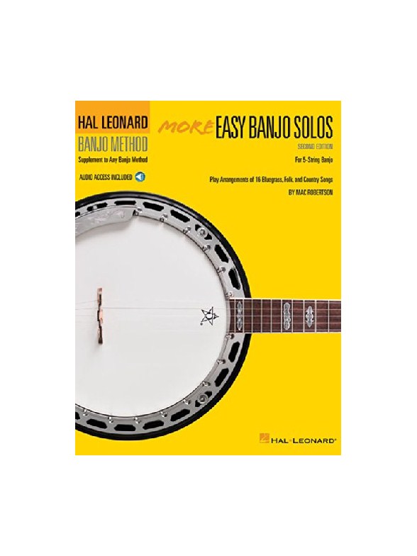 More Easy Banjo Solos: 2nd Edition - For 5-String Banjo