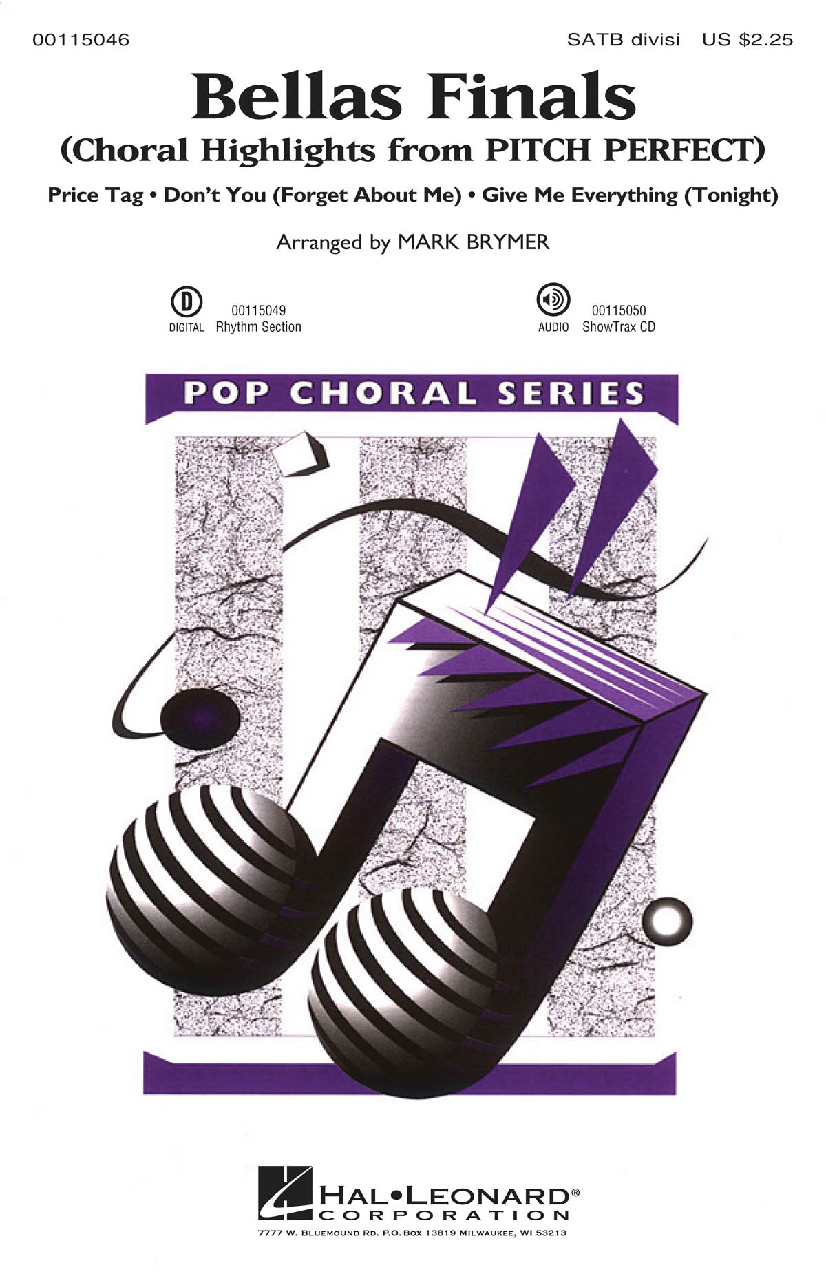 Bellas Finals (Brymer) Satb Div Chor
