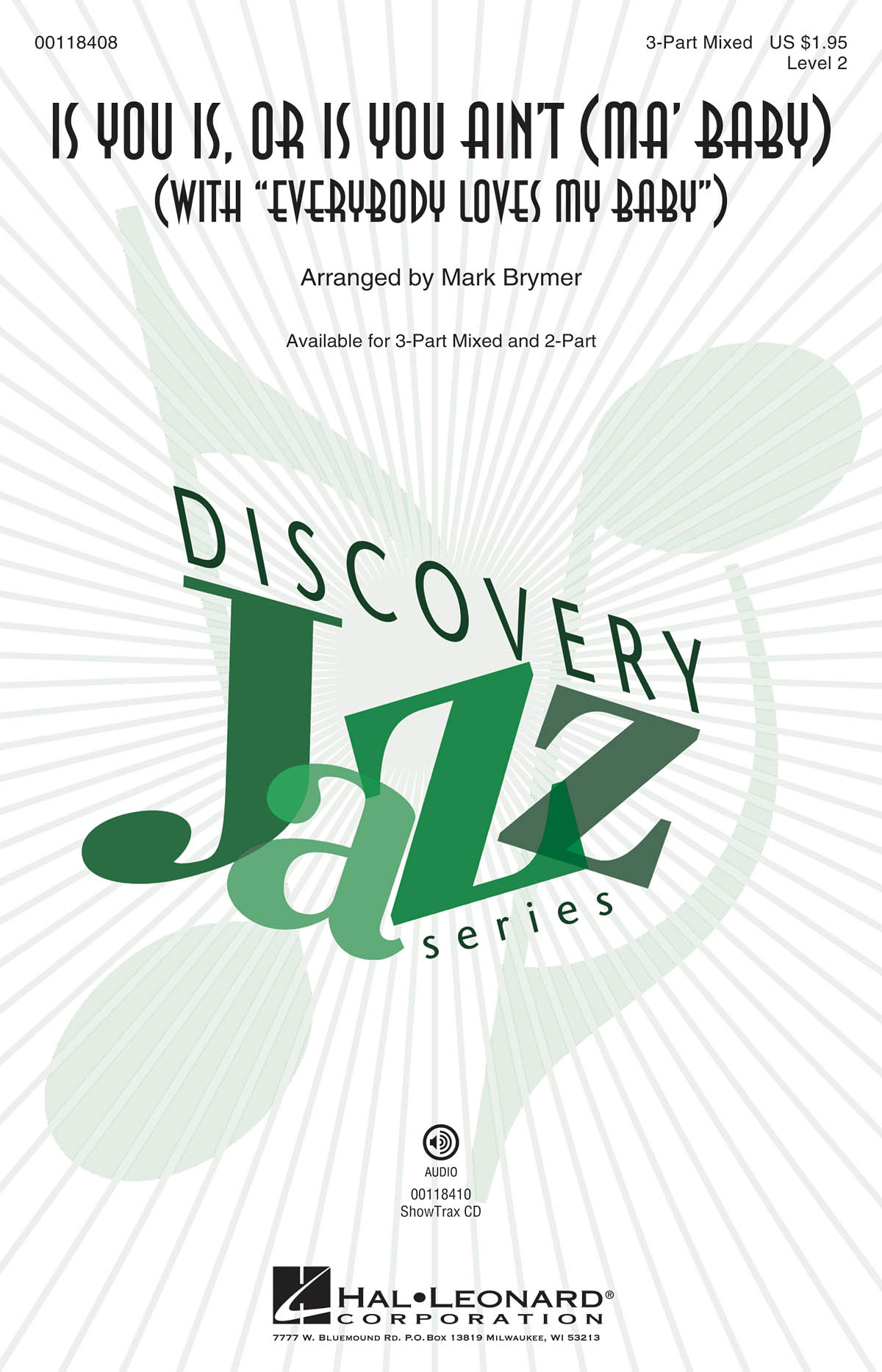Is You Is Or Is You Ain't Ma' Baby (Arr. Brymer) (3-Part)