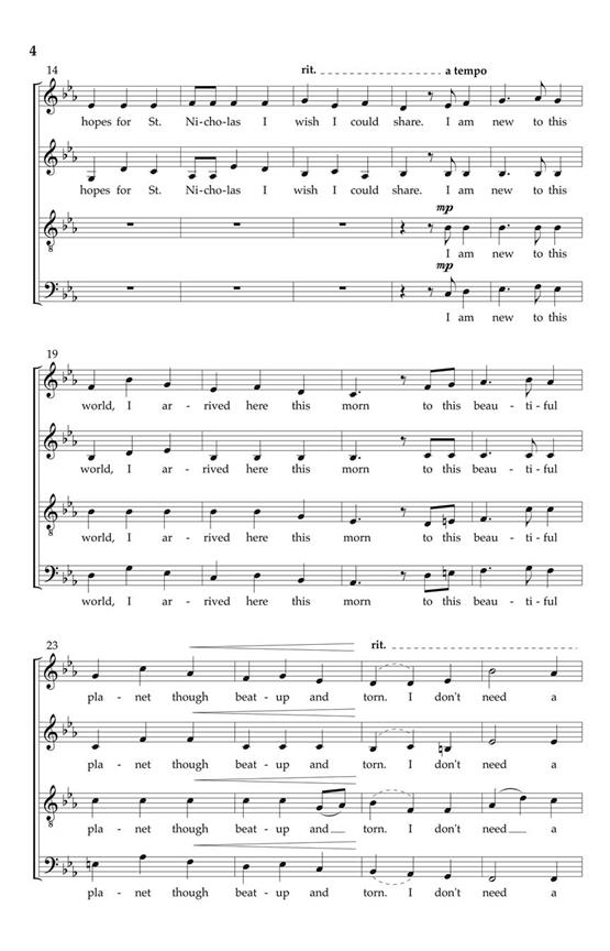 Anders Edenroth: The World For Christmas (Piano Part)