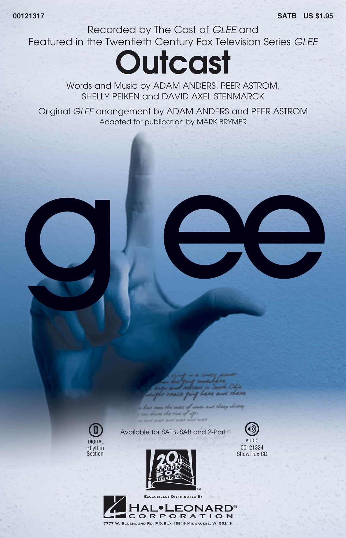 Glee: Outcast (Arr. Brymer) (SATB)