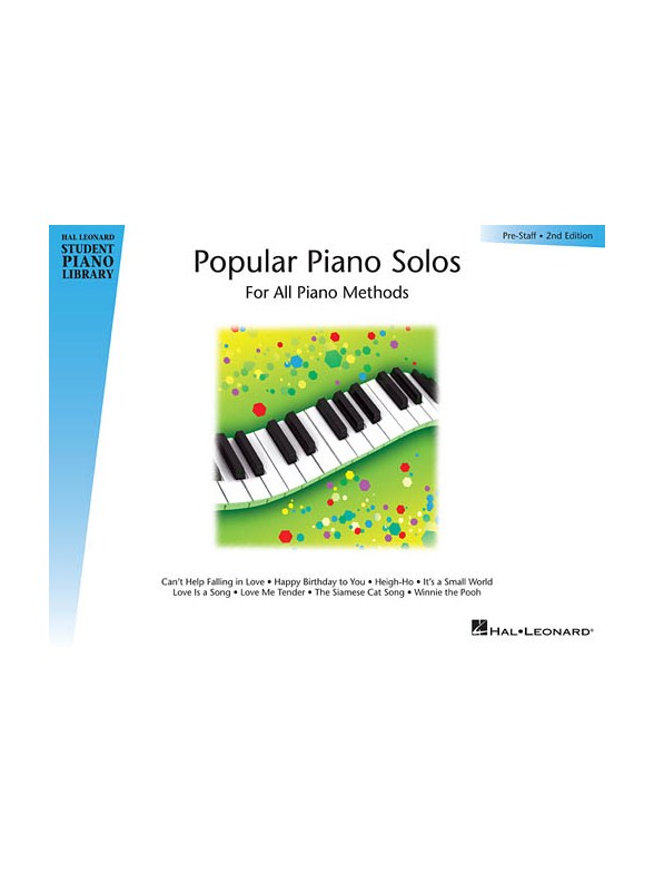 Hal Leonard Student Piano Library: Popular Piano Solos ? Prestaff Level (2nd Edition)