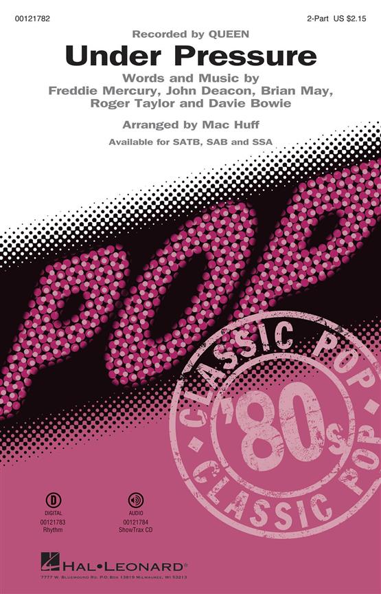 Queen: Under Pressure (Arr. Huff) (2-Part)