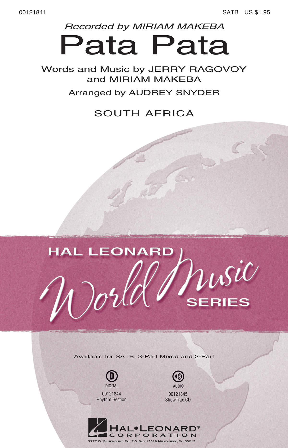 Miriam Makeba: Pata Pata (SATB arr. Audrey Snyder)