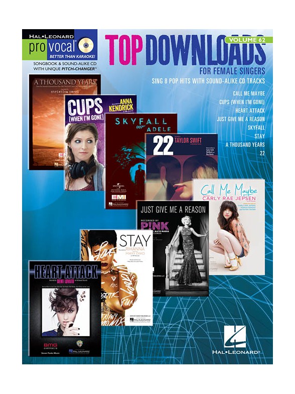 Pro Vocal Women's Edition Volume 62: Top Downloads
