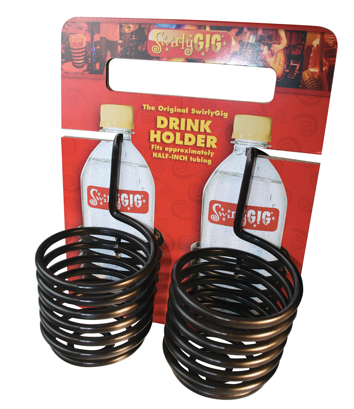 The Original SwirlyGig - Drink Holder 1/2′′ Tubing : 2-Pack