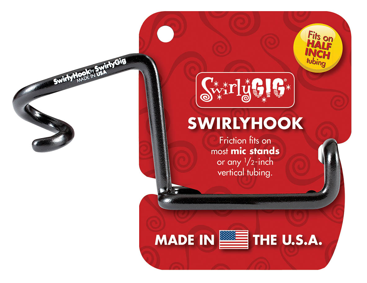The SwirlyHook - Accessory Holder 1/2′′ Tubing : Solo (Single)