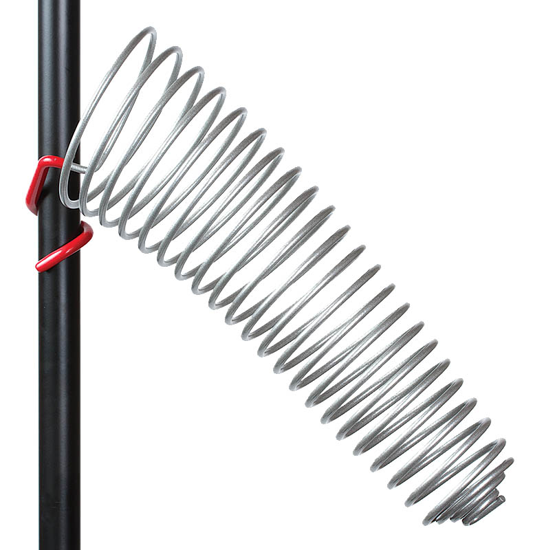 The SwirlyShtick - Drum Stick Holder 1′′ Tubing : Silver (Right-Side)