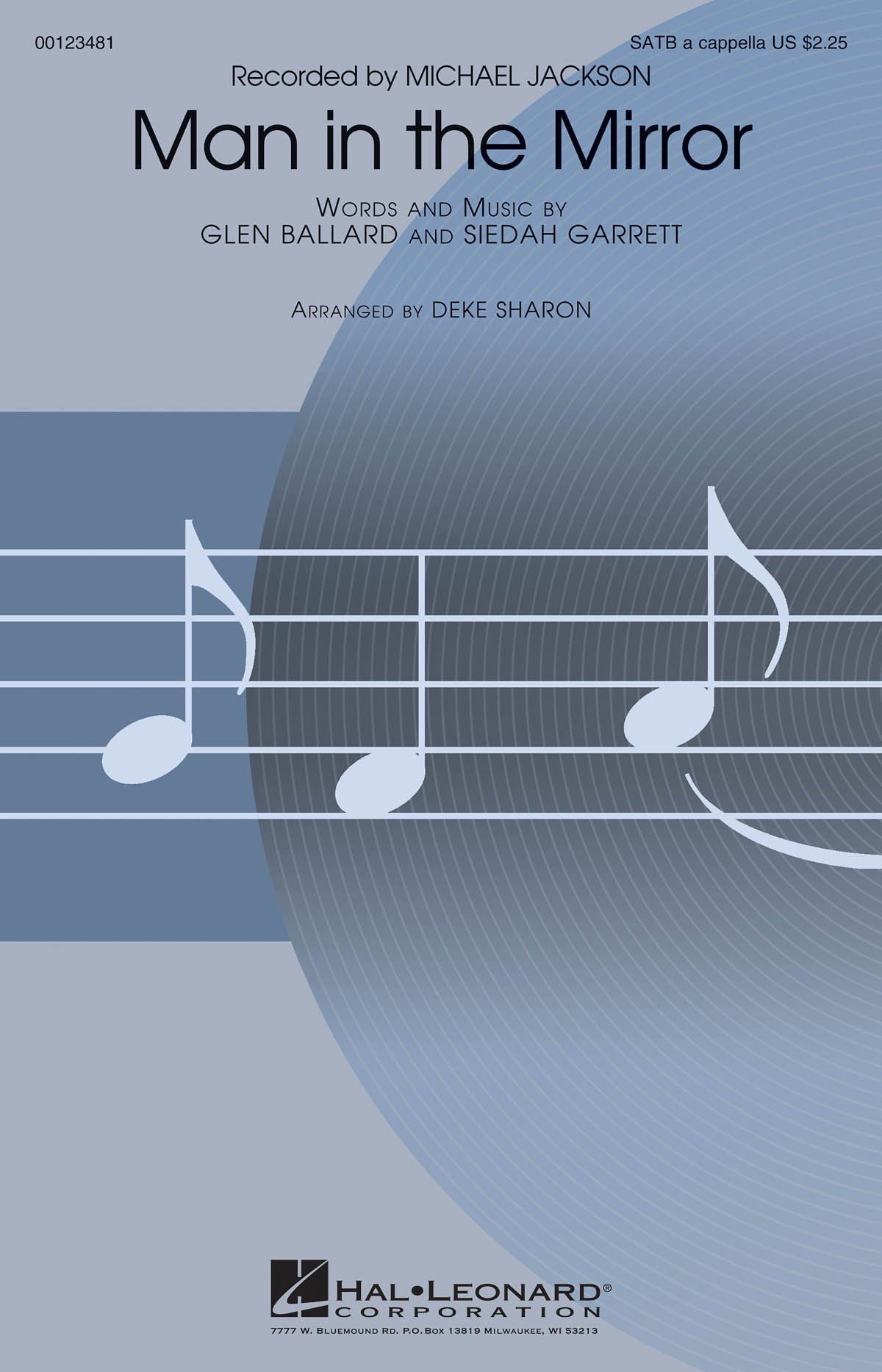 Michael Jackson: Man In The Mirror (SATB, arr. Sharon)