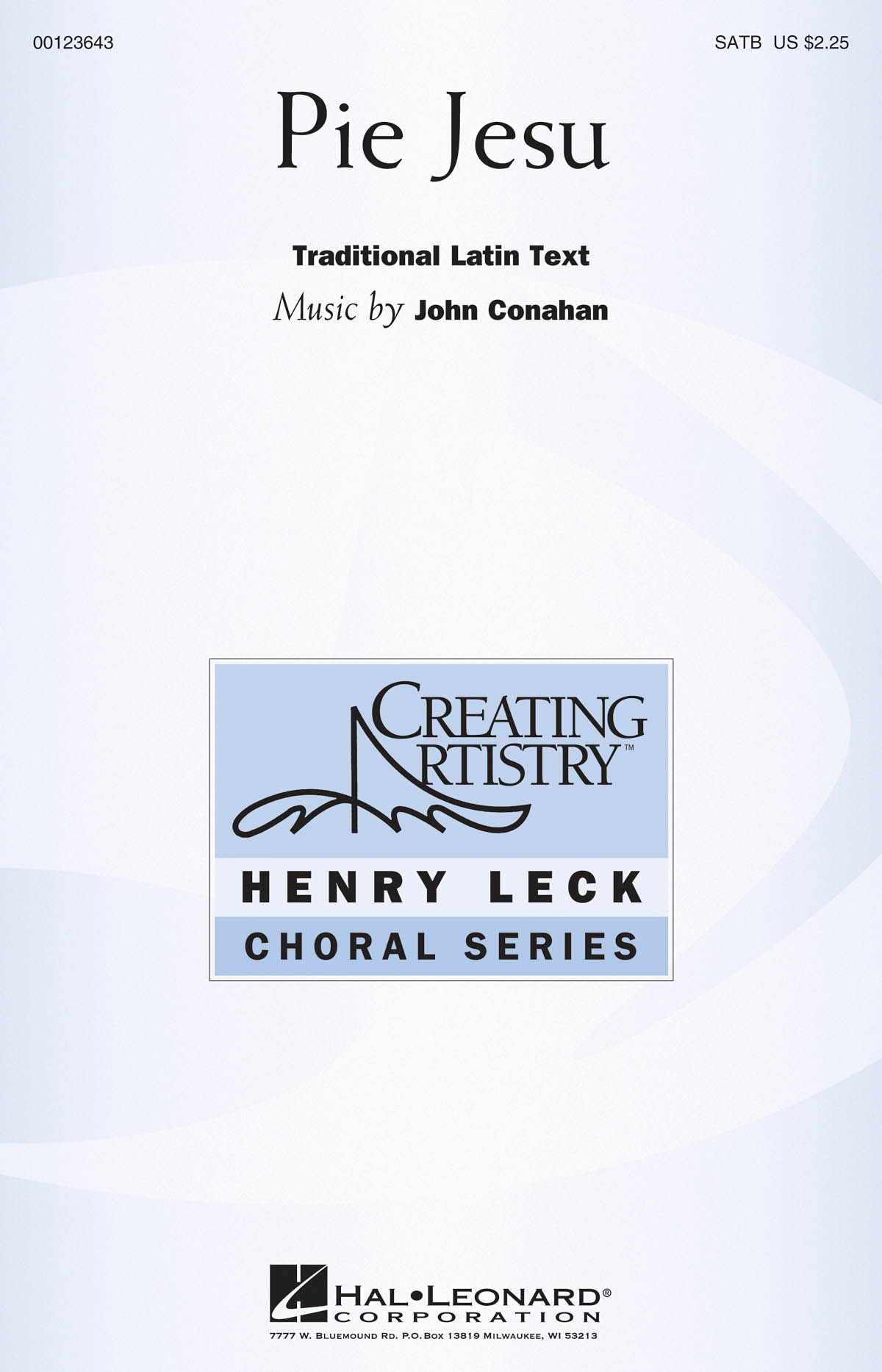 Pie Jesu : Henry Leck Choral Series