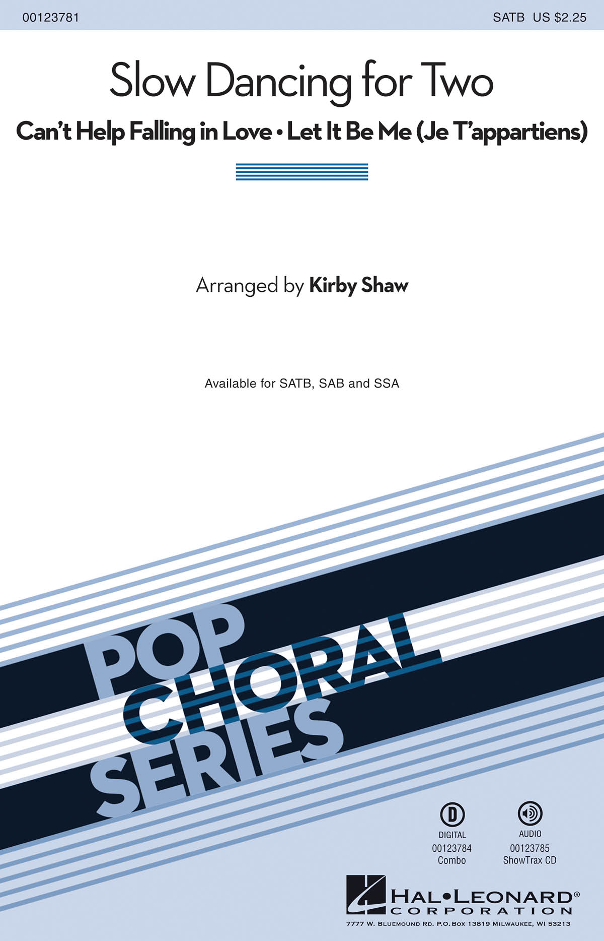 Elvis Presley: Slow Dancing For Two (SATB, arr. Shaw)