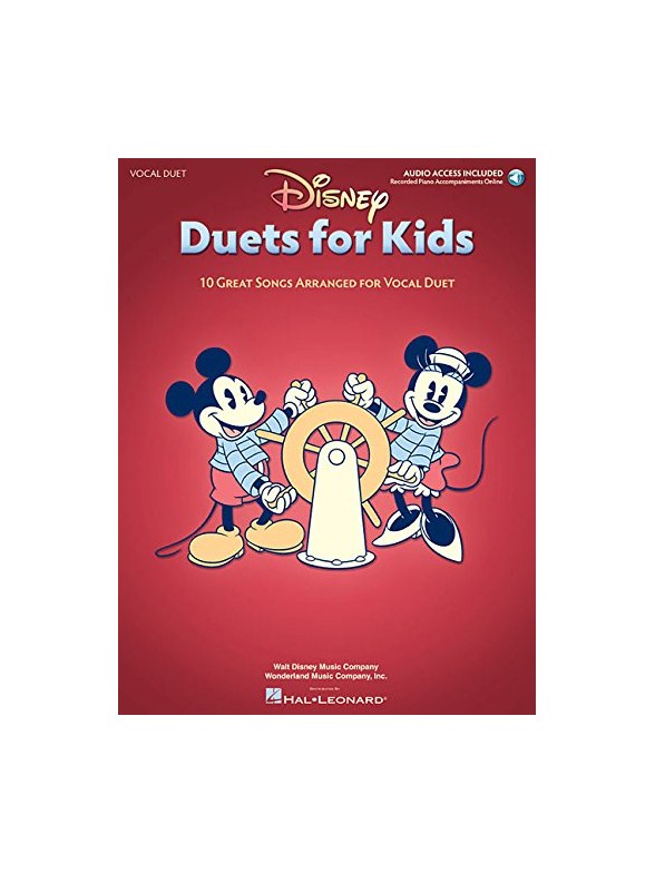 Disney Duets For Kids 10 Great Songs Arranged For Vocal Duet