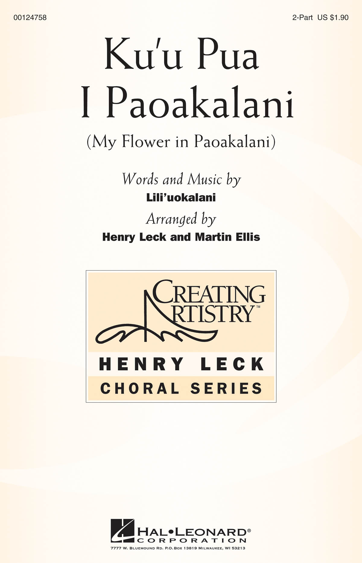Ku'u Pua I Paoakalani : (My Flower in Paokalani)
