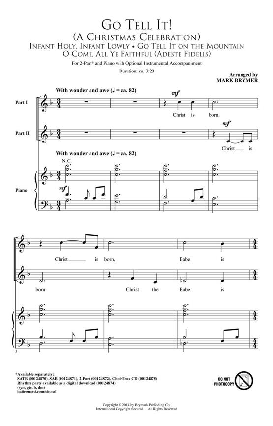 Go Tell It (Arr. Brymer) (2-Part)