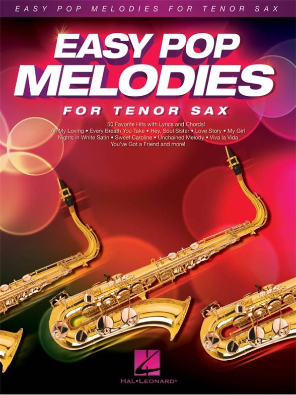 Easy Pop Melodies For Tenor Saxophone