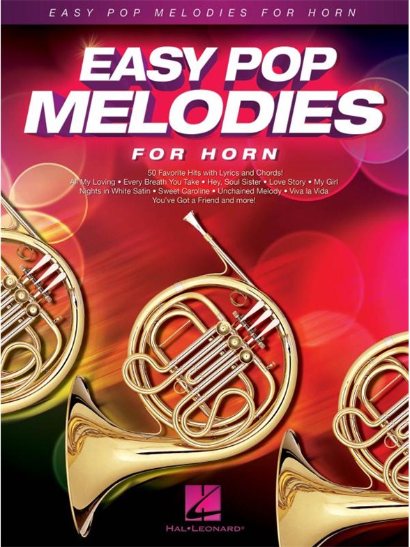 Easy Pop Melodies For Horn (Book/CD)