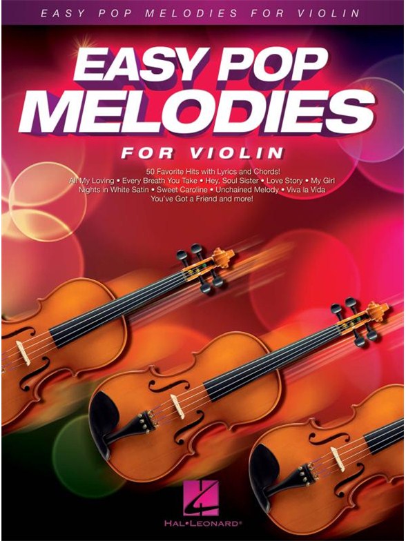 Easy Pop Melodies For Violin (Book/CD)
