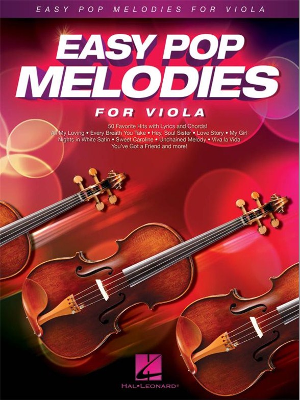 Easy Pop Melodies For Viola (Book/CD)