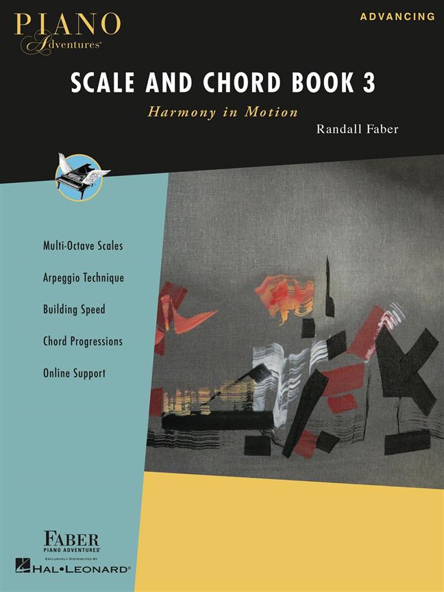 Piano Adventures Scale and Chord Book 3 : Harmony in Motion (3B and up)