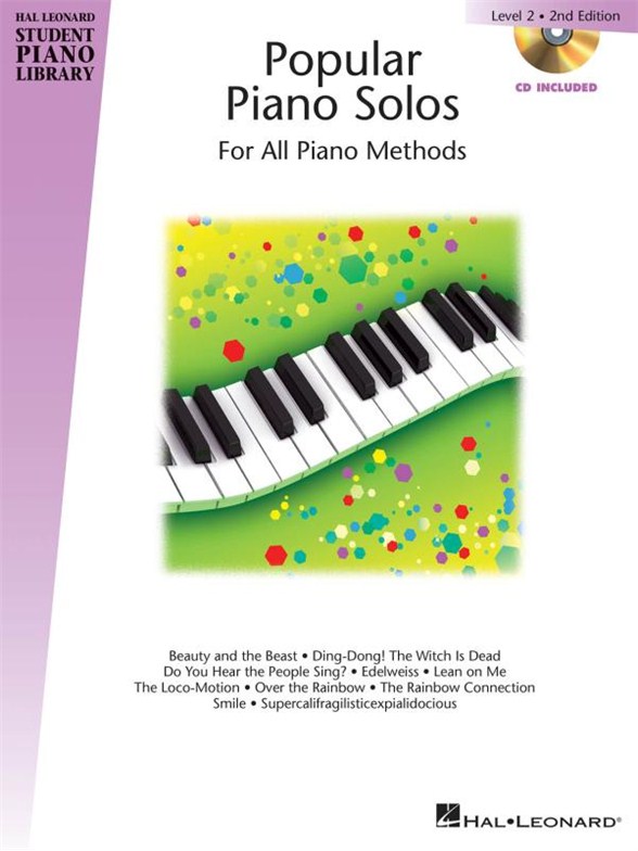 Hal Leonard Student Piano Library: Popular Piano Solos 2nd Edition – Level 2 (Book/CD)