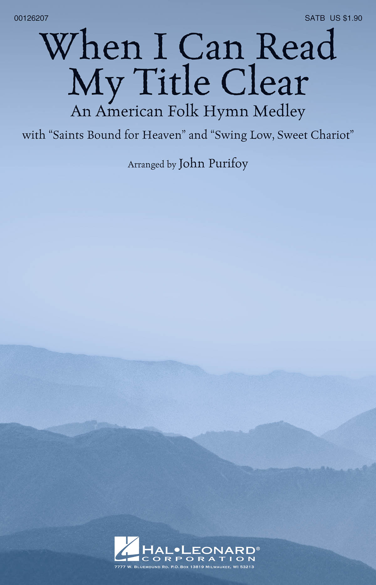 When I Can Read My Title Clear : An American Folk Hymn Medley