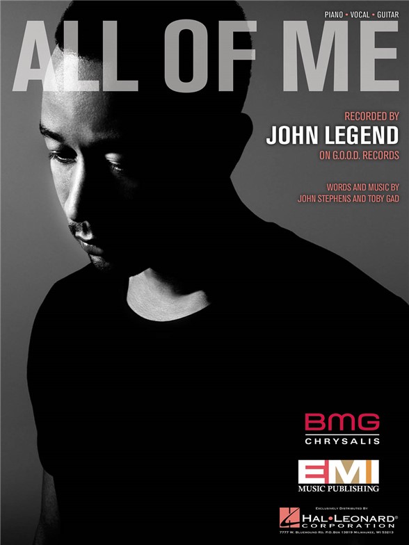Legend John All Of Me Pv Sheet