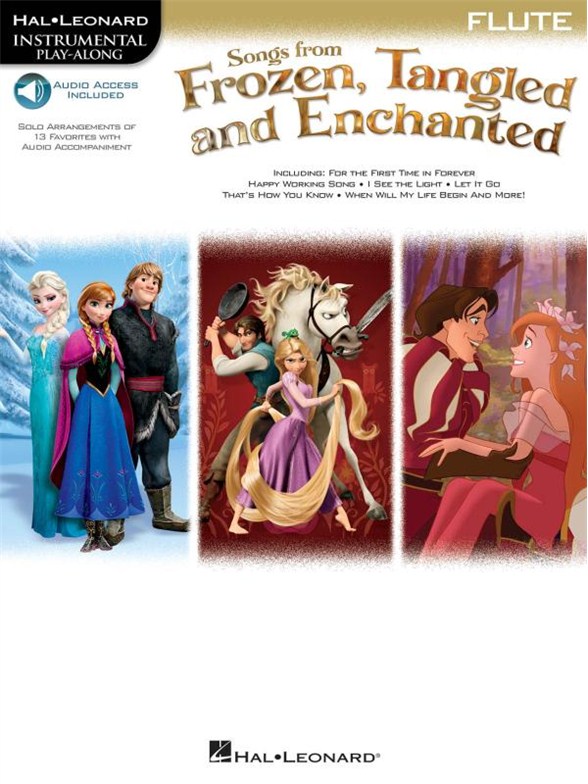 Songs From Frozen, Tangled And Enchanted: Flute (Book/Online Audio)