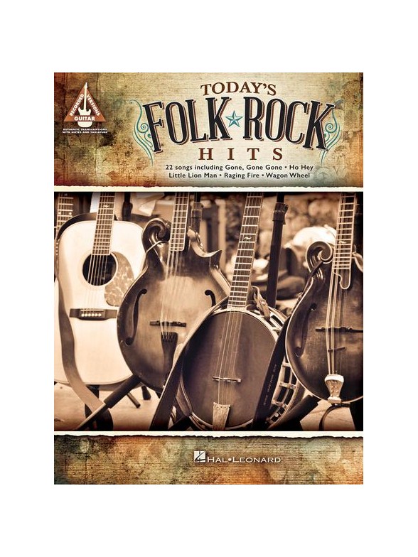 Today's Folk Rock Hits - Guitar Recorded Versions