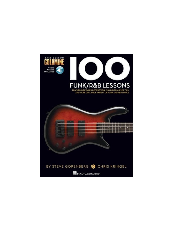 Bass Lesson Goldmine: 100 Funk/R&B Lessons (Book/Online Audio)