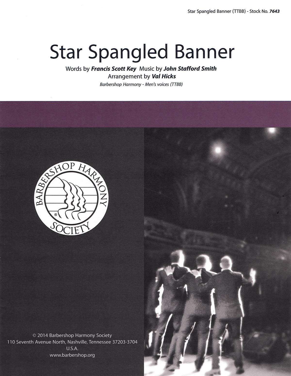 The Star-Spangled Banner (arr. Hicks) (TTBB)