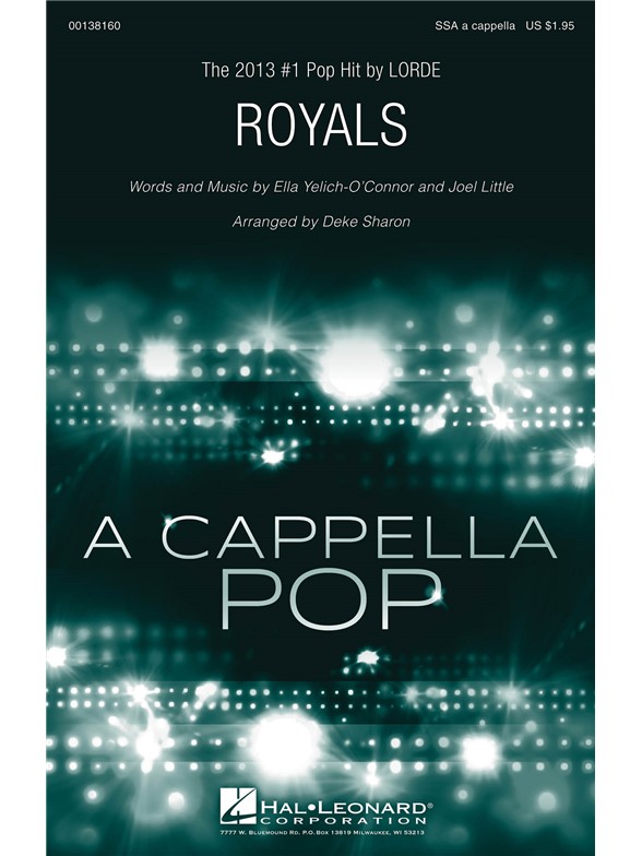 Lorde: Royals (SSA Songbook)
