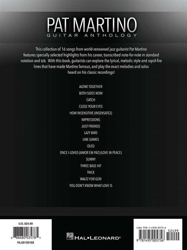Pat Martino - Guitar Anthology