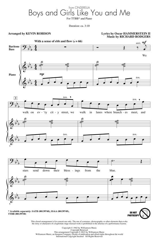Boys and Girls Like You and Me : from Cinderella