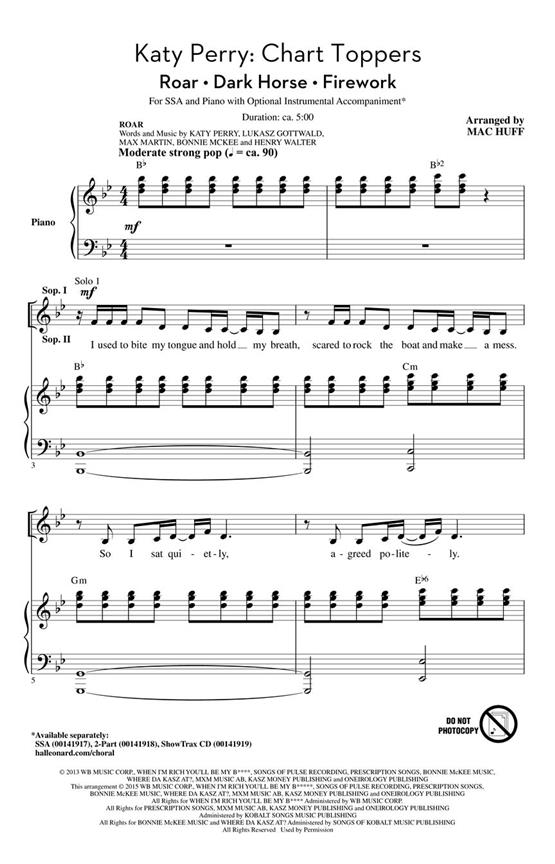 Katy Perry: Chart Toppers