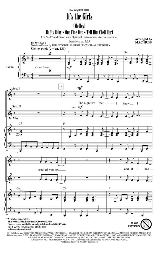 It's the Girls : Medley
