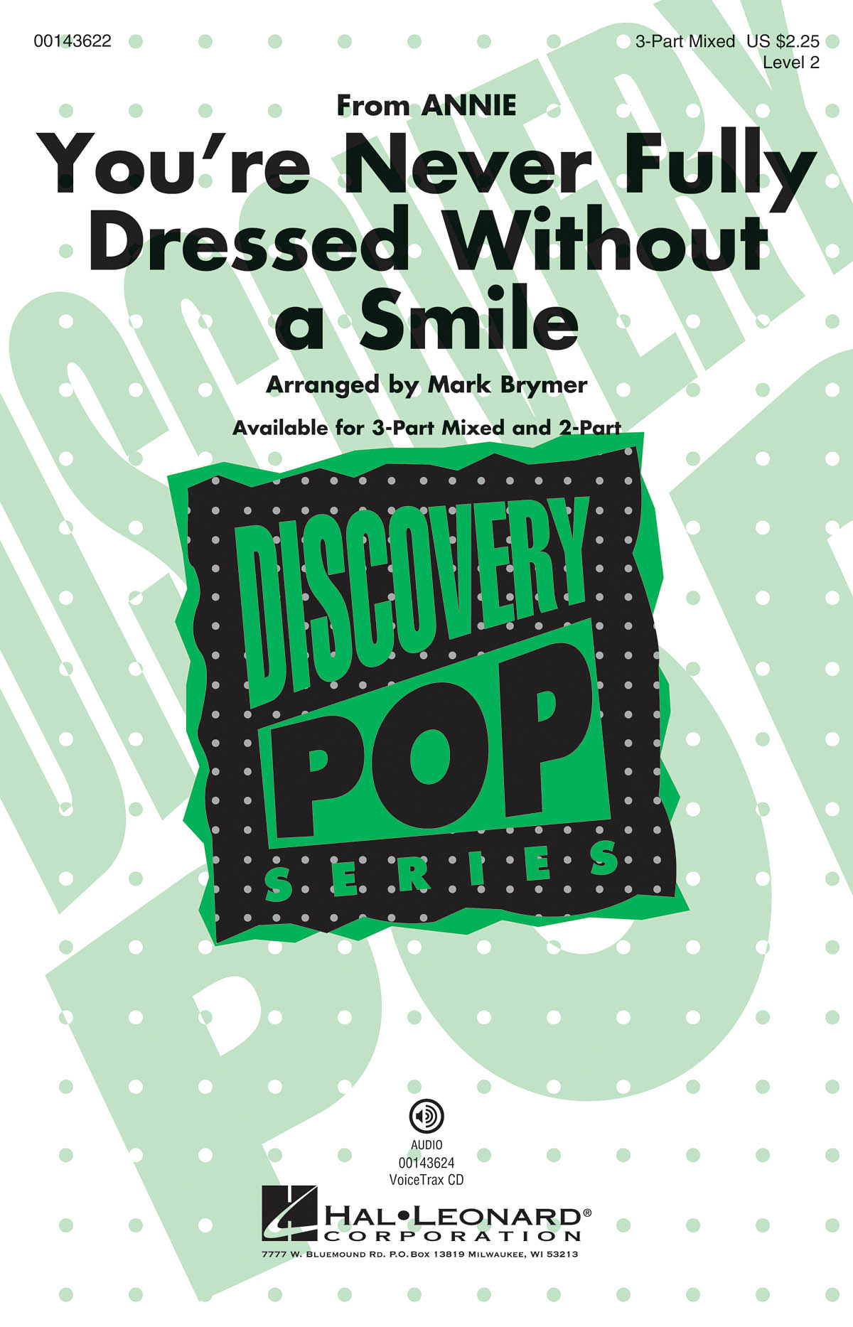 Greg Kurstin: You're Never Fully Dressed Without A Smile From 'Annie' (Arr. Brymer) (3-Part)