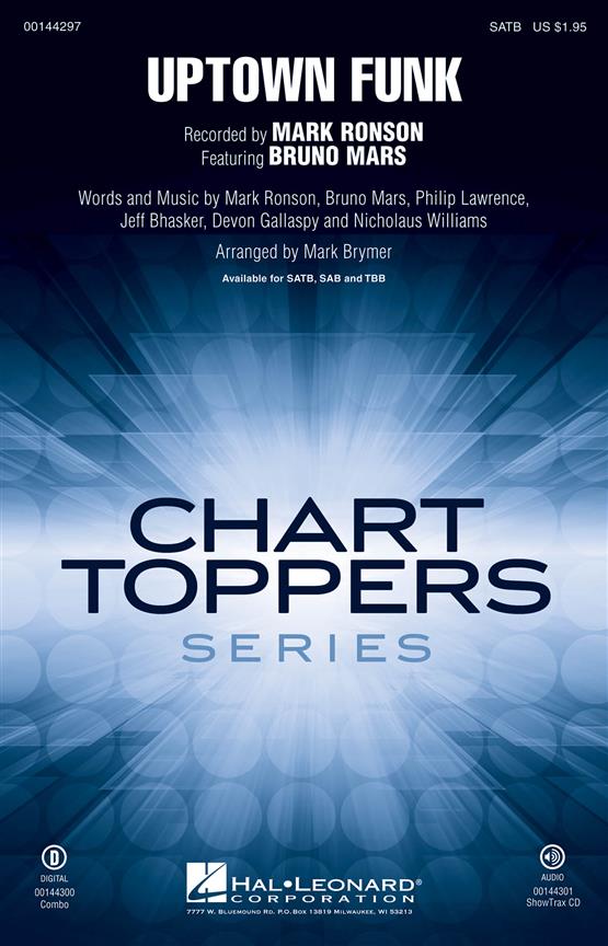 Mars Bruno Uptown Funk (Arr Brymer Mark) Satb Chor