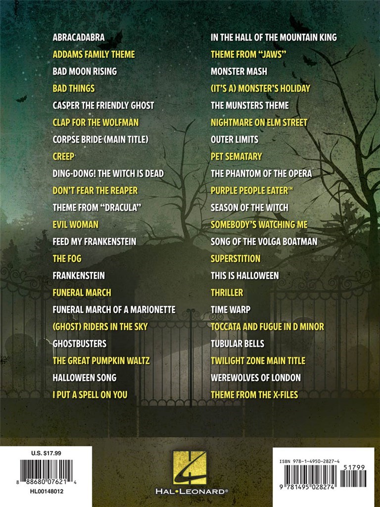 The Big & Scary Halloween Songbook