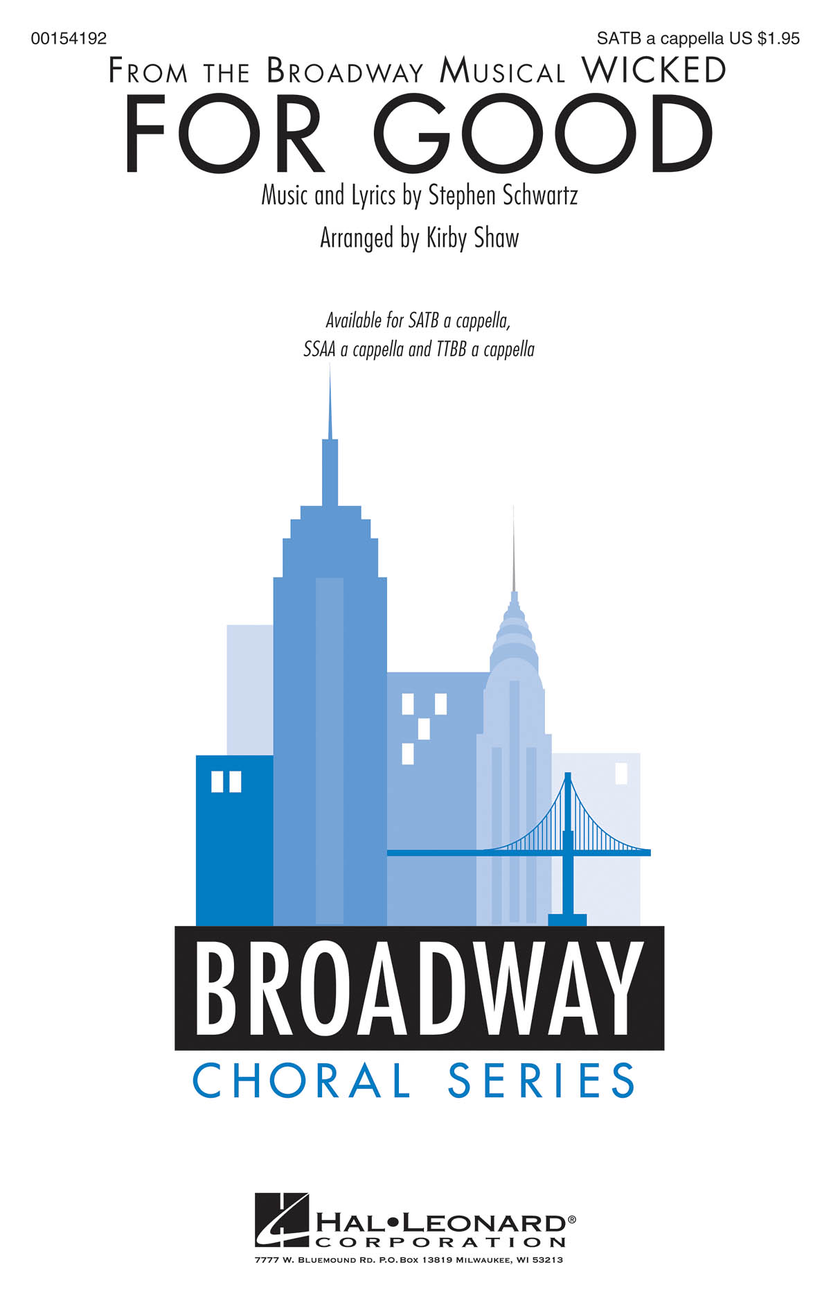 For Good : from Wicked