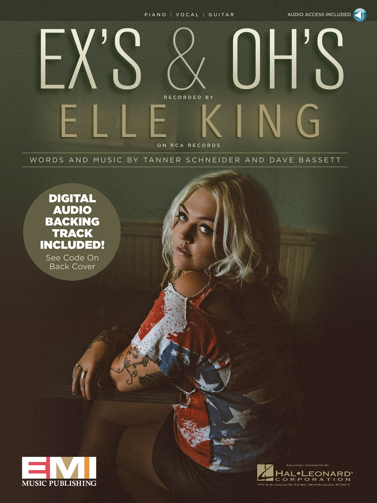 Elle King: Ex's & Oh's (PVG Sheet/Online Audio)