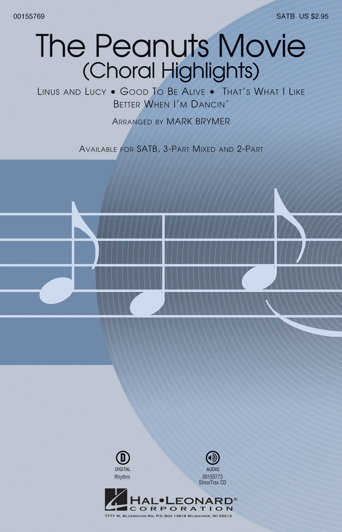 The Peanuts Movie: Choral Highlights (Arr. Brymer) (SATB)