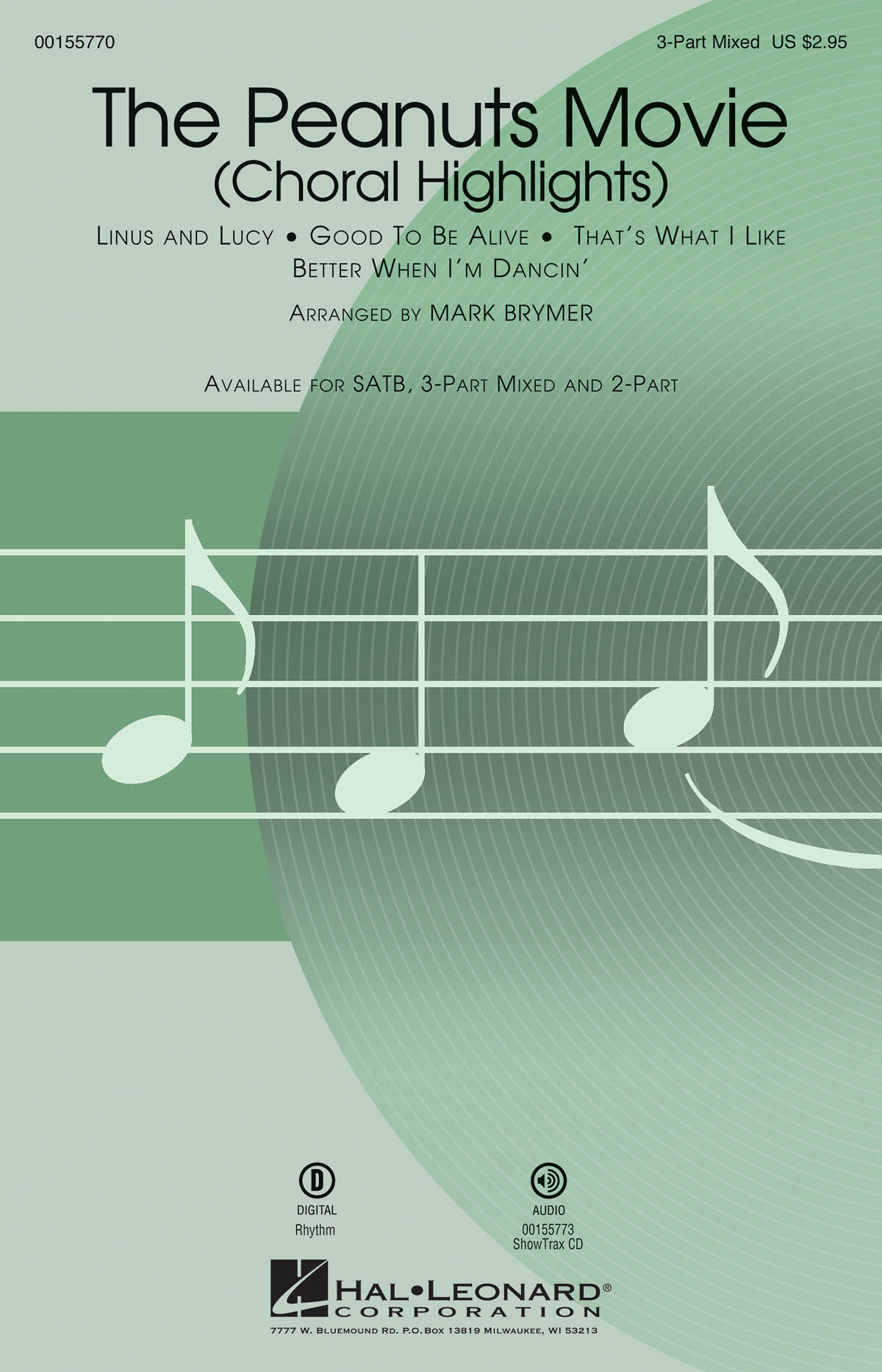 The Peanuts Movie: Choral Highlights (Arr. Brymer) (SAB)