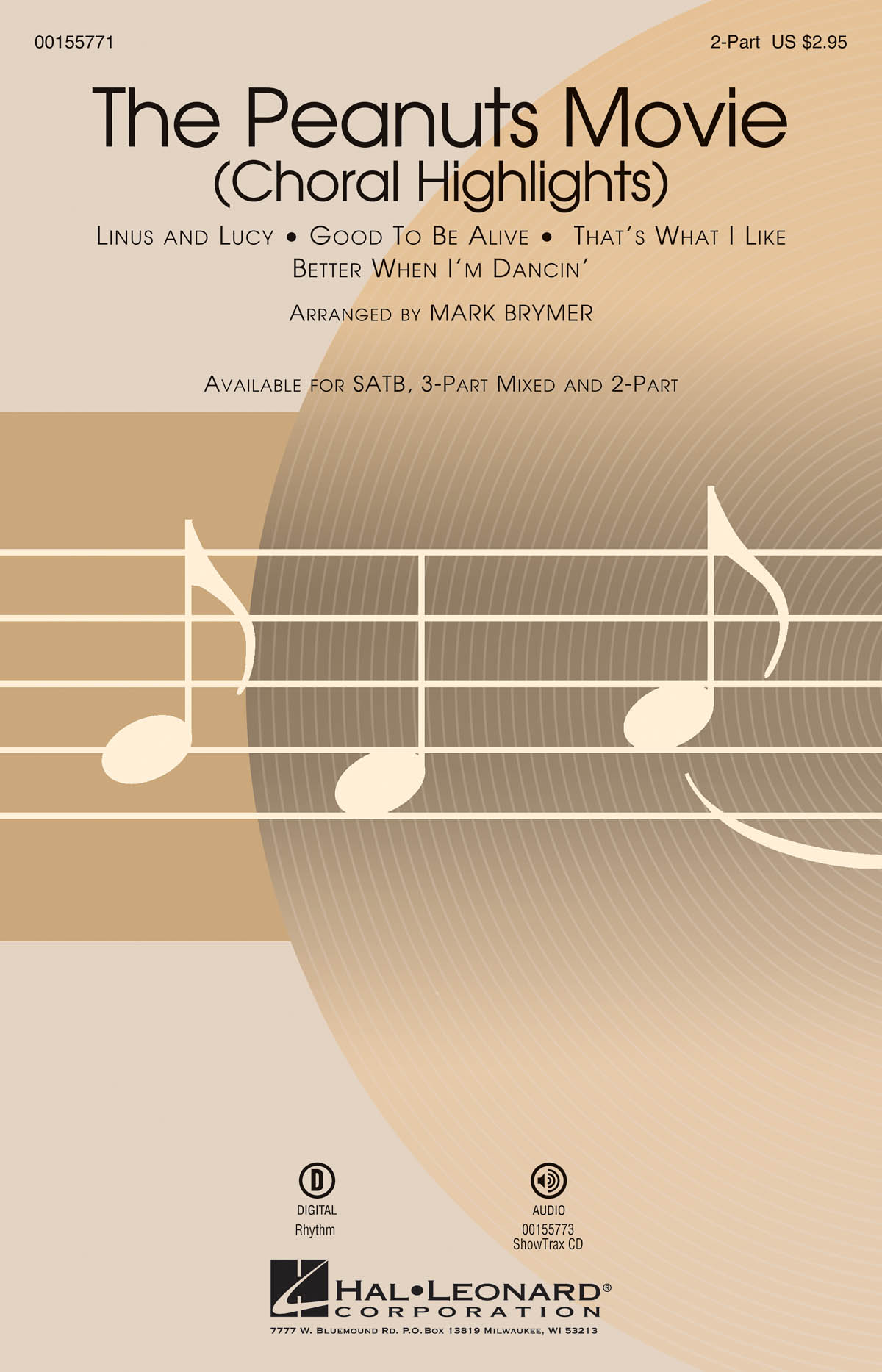 The Peanuts Movie: Choral Highlights (Arr. Brymer) (2-Part)