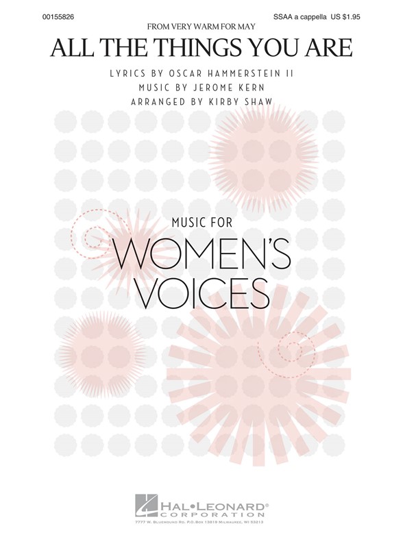 Jerome Kern: All The Things You Are (SSAA Songbook)
