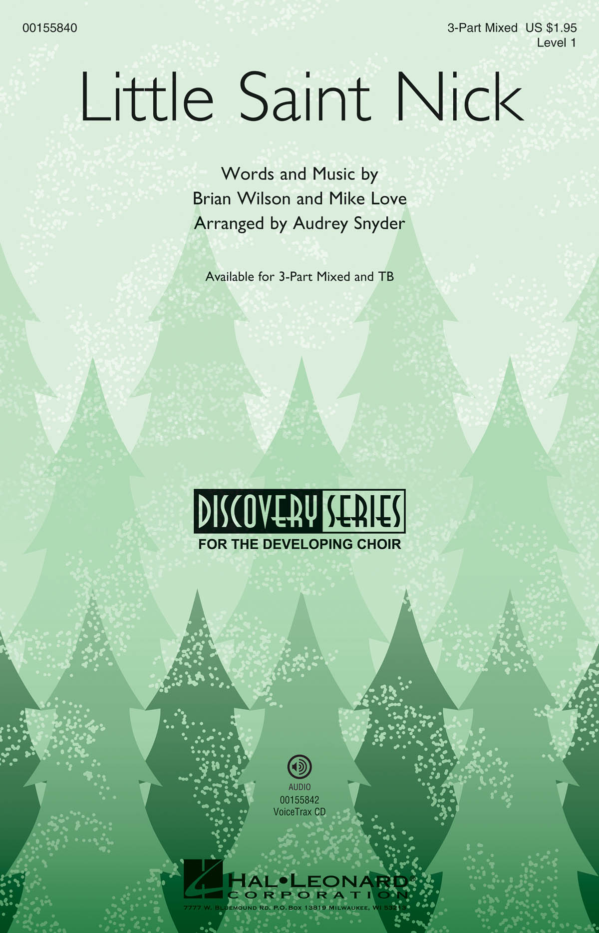 Brian Wilson: Little Saint Nick (Arr. Snyder) (3-Part)