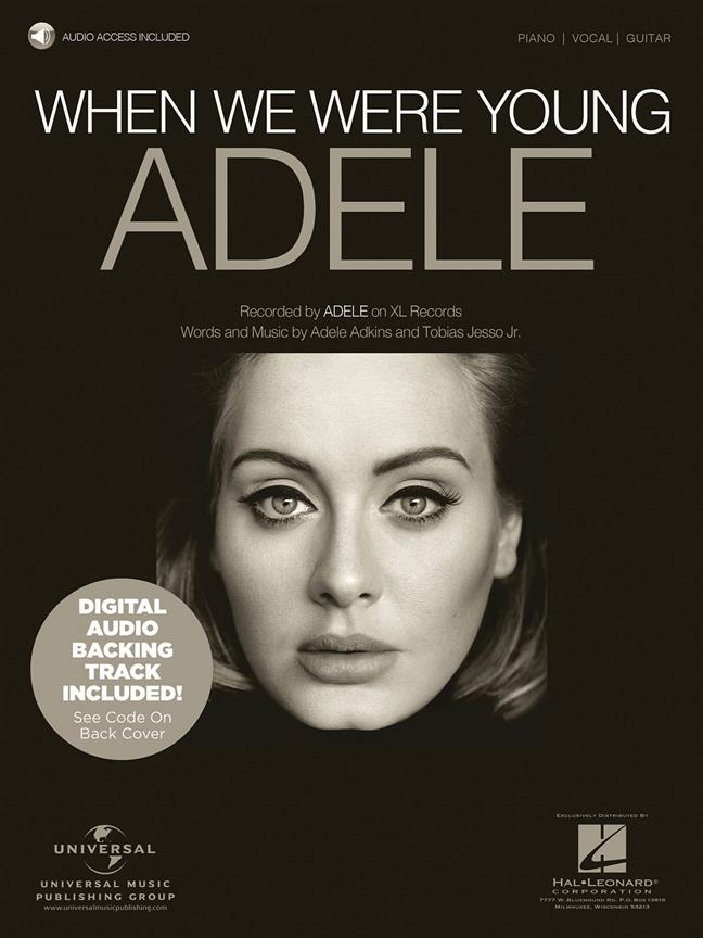 When We Were Young : Digital Audio Backing Track Included!