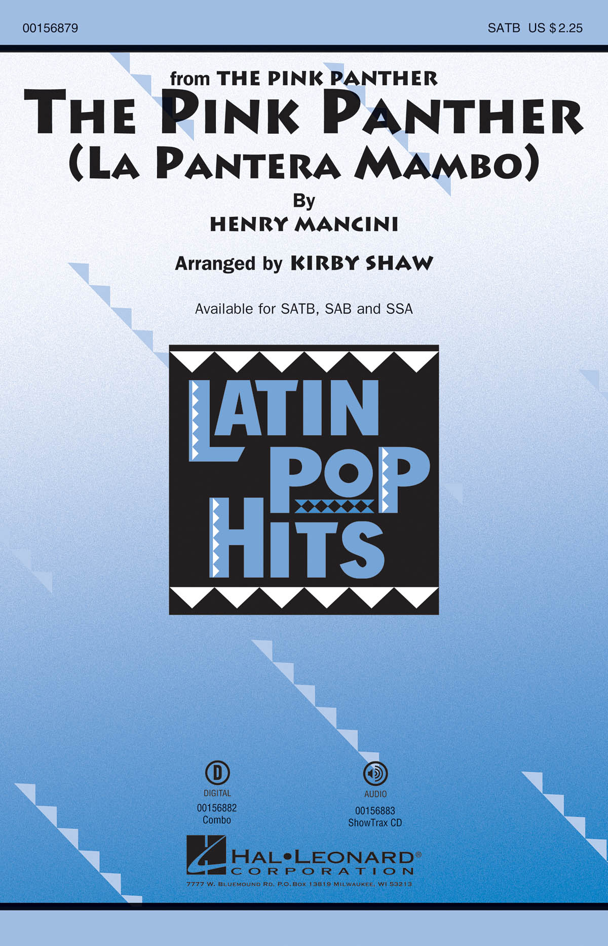 Henry Mancini: The Pink Panther - La Pantera Mambo (SATB arr. Kirby Shaw)
